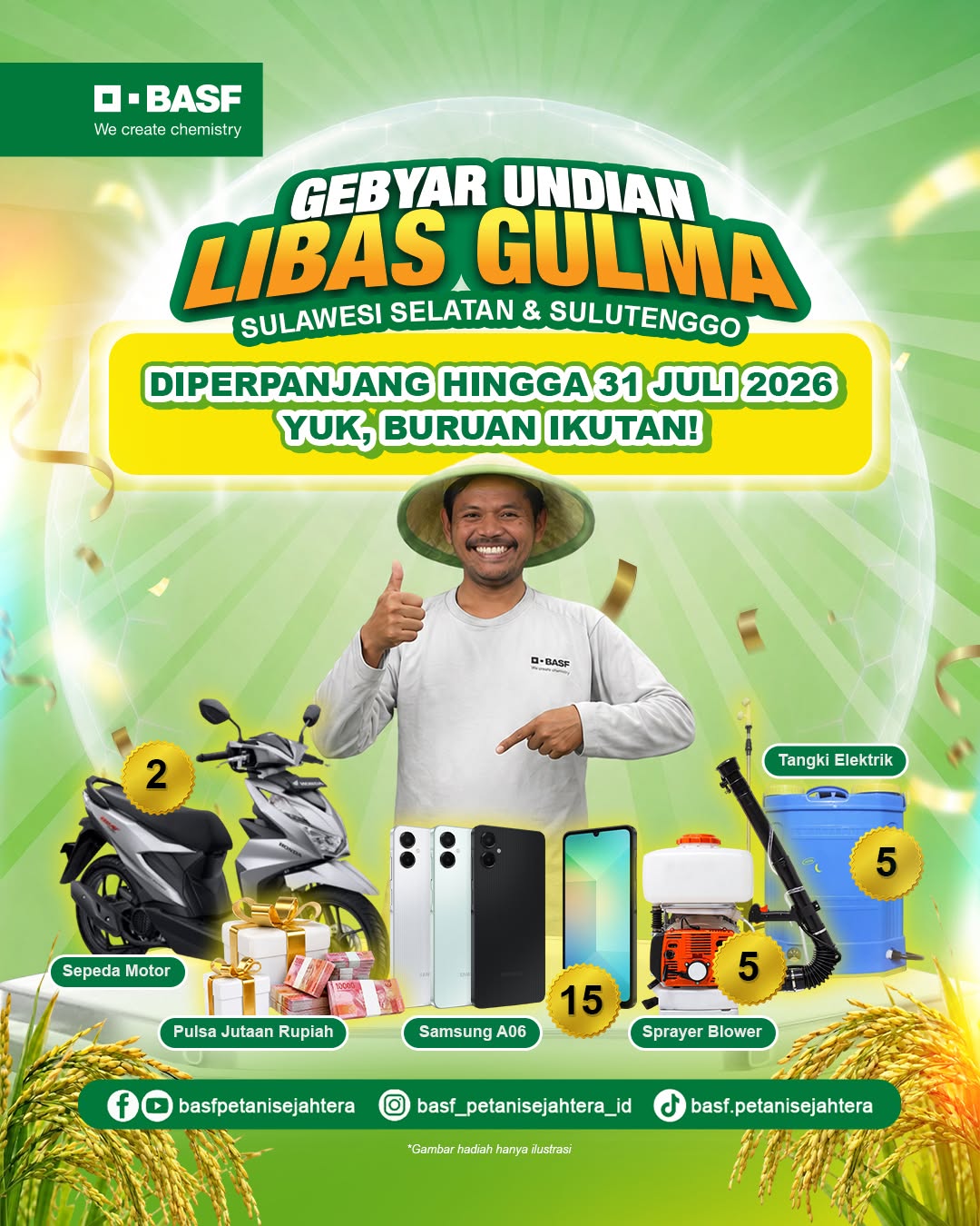 Berikut tata cara undian libas gulma